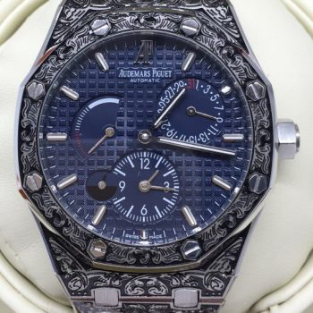 Audemars Piguet - Royal Oak Dual Time Iron Engraving (0078)