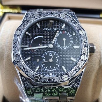 Audemars Piguet - Royal Oak Dual Time Iron Engraving (0079)