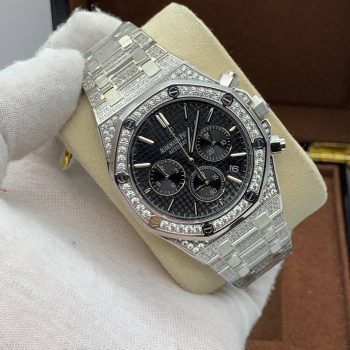 Audemars Piguet - Royal Oak Chronograph Quartz Diamonds (0203)