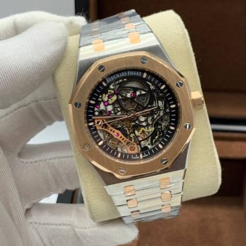 Audemars Piguet - Royal Oak Frosted Gold Double Balance Wheel Openworked