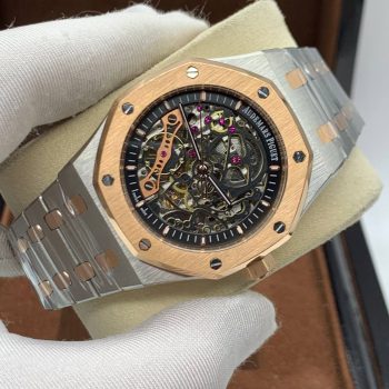 Audemars Piguet - Royal Oak Frosted Gold Double Balance Wheel Openworked