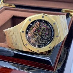 Audemars Piguet - Royal Oak Frosted Gold Double Balance Wheel Openworked (0052.4)