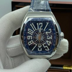 Franck Muller Vanguard Yachting Stainless Steel Blue 11362.1