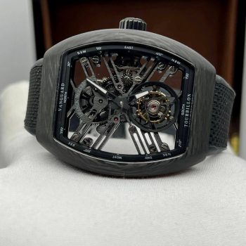 FRANCK MULLER - GRAVITY VANGUARD SKELETON - TOURBILLON V 45 T SQT CARBON (11364)